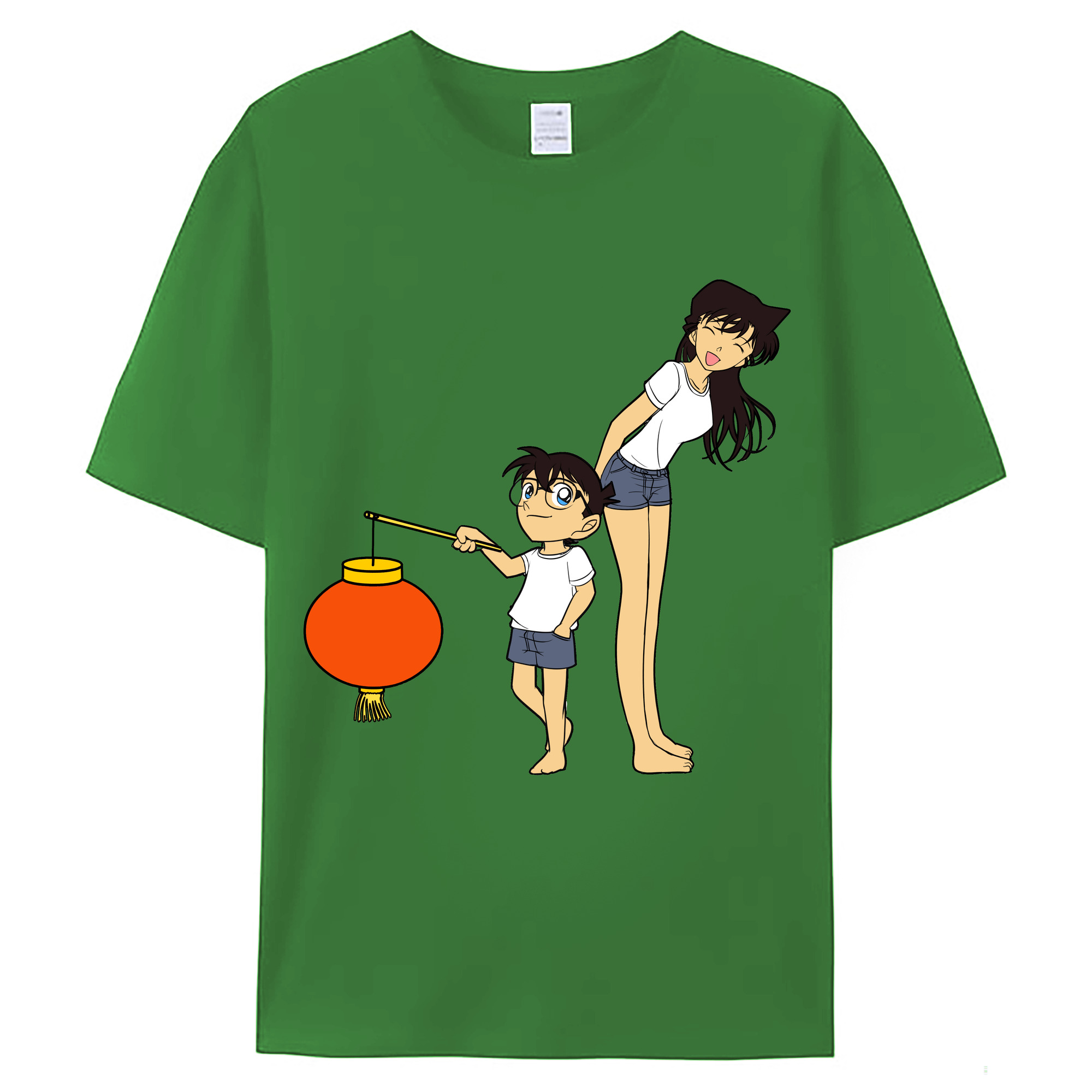 （画像用） 名探偵コナン 毛利 蘭 もうり らん、モーリ ラン Detective Conan Rachel Moore レディースカジュアルプリントTシャツ（綿100％）